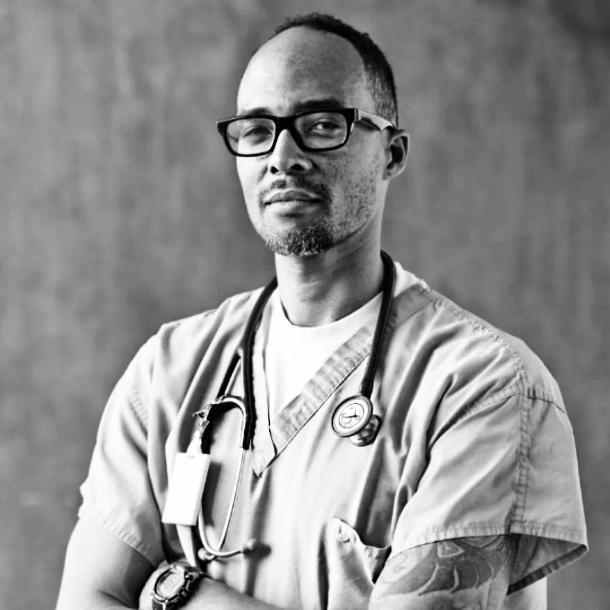 Black and white photograph of Robert Gore