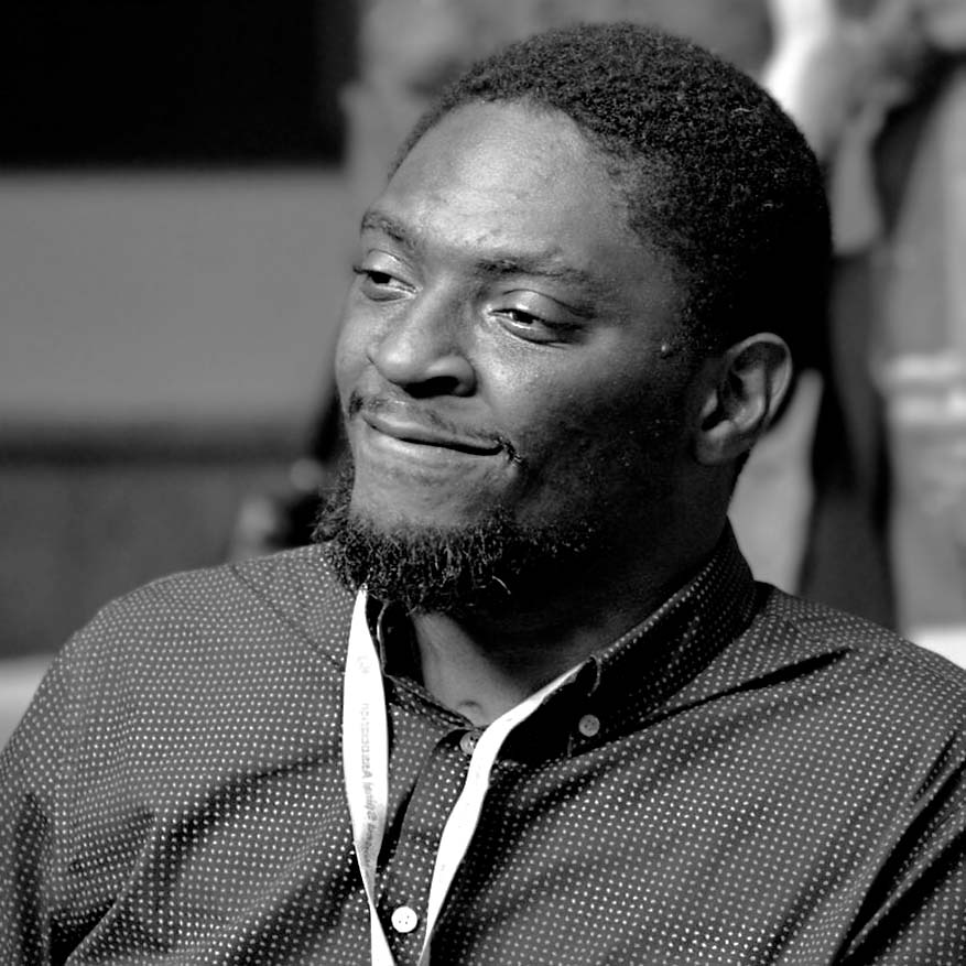 Black and white photograph of Stefan Henry