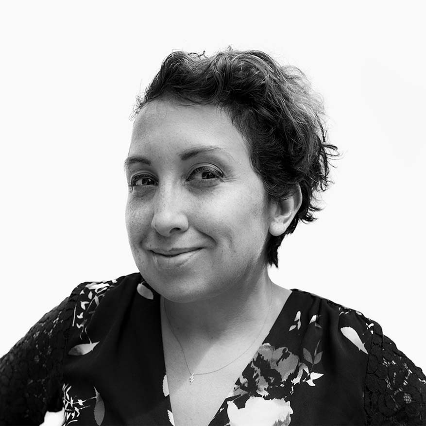 Black and white photograph of Diana Mora who is making sure NYC nightlife reflects and protects New Yorkers’ diverse, creative energy