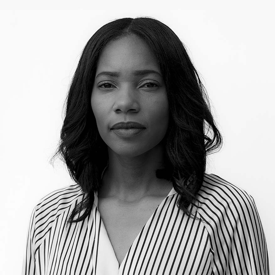 Black and white photograph of Dianna Rose who is creating a healthy and sustainable food ecosystem in Southeast Queens.