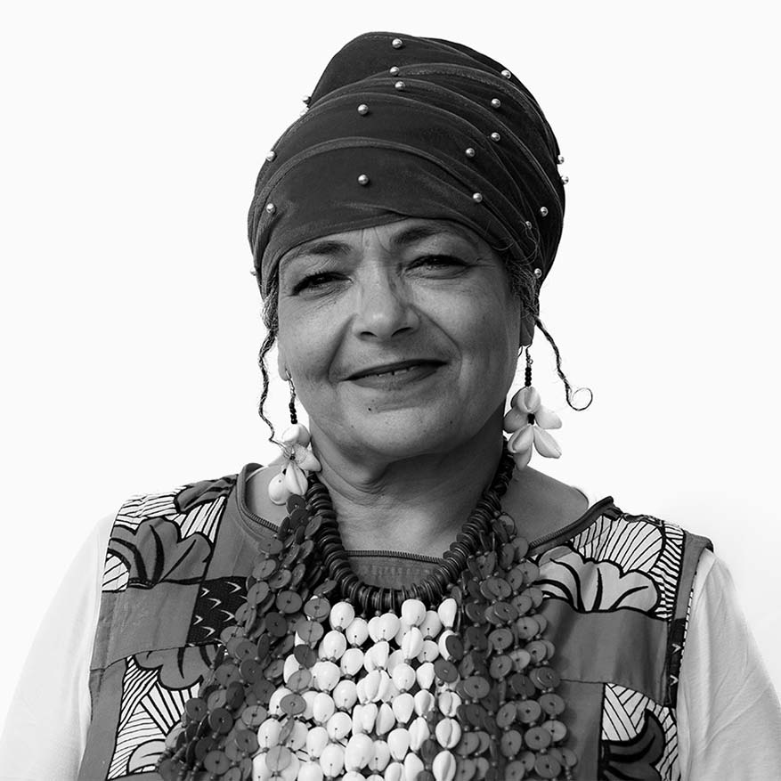 Black and white photograph of Jeannette Bocanegra-Simon who is dismantling juvenile justice systems one parent at a time