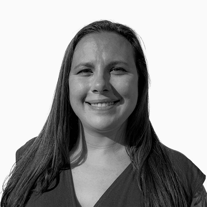 Black and white photo of Jillian Moses who is launching a new kind of early intervention center for neurodiverse children in the Bronx