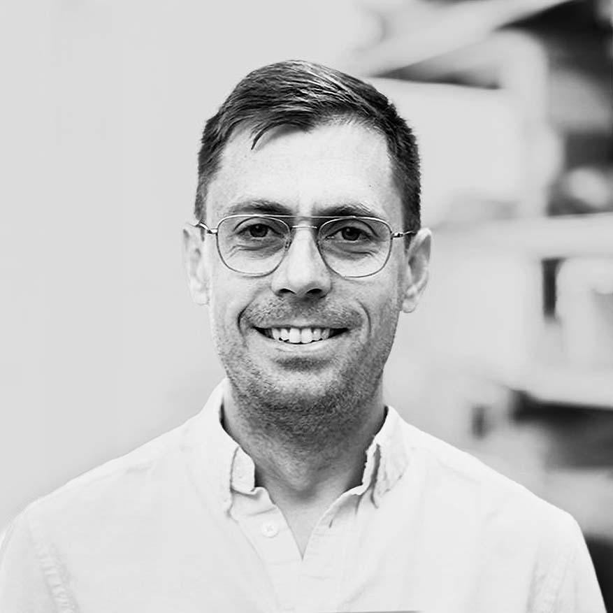 Black and white image of John Consiglio