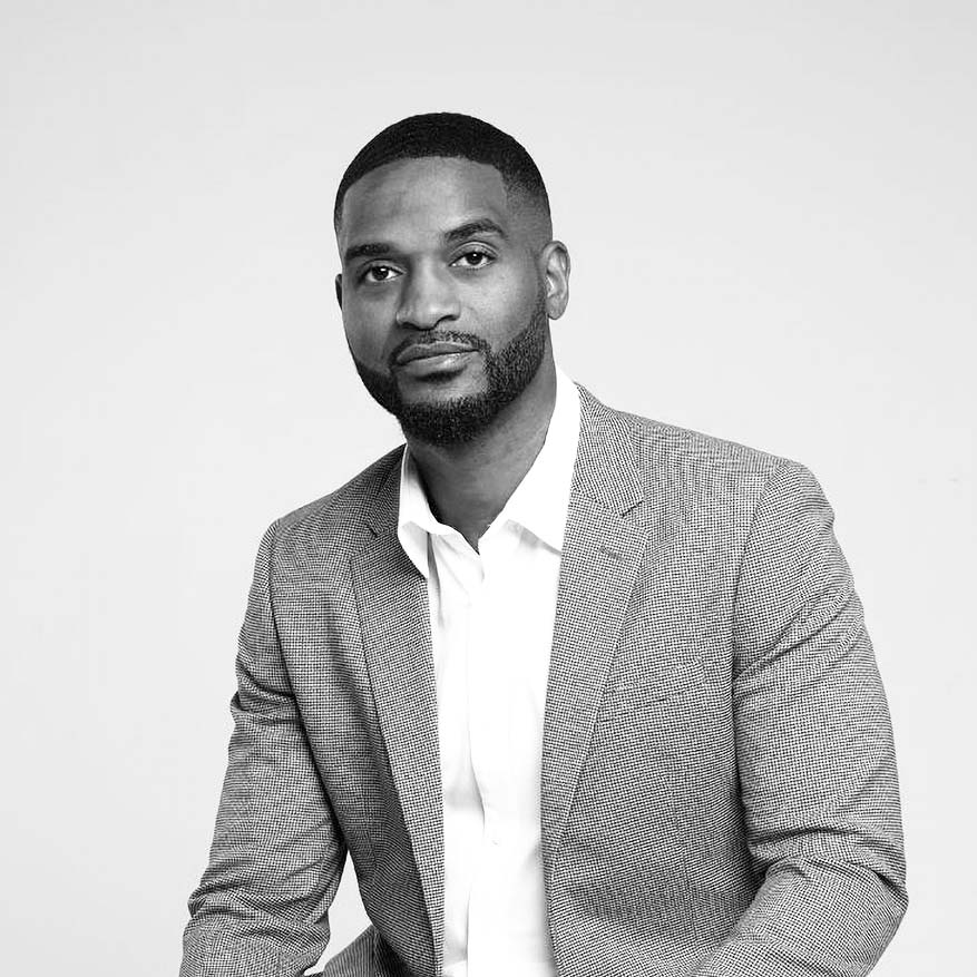 Black and white image of Lloyd Cambridge