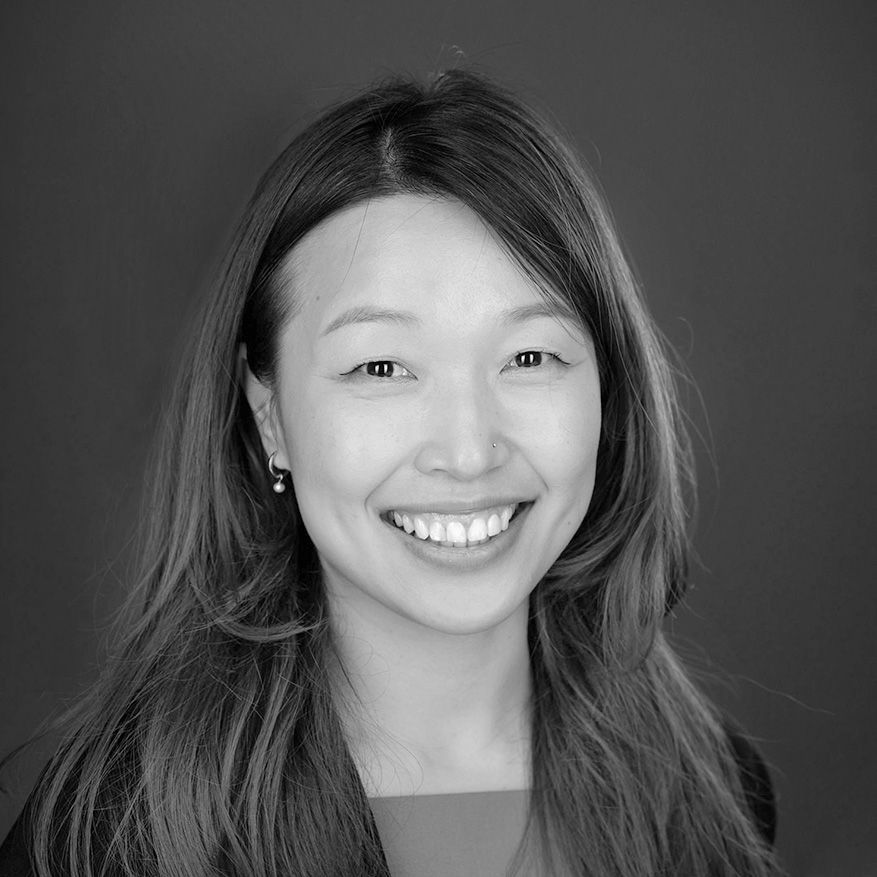 Black and white image of Jiye Son