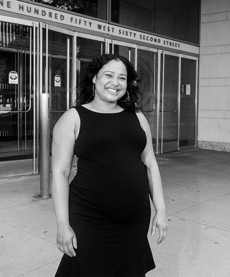 Image of Diana Imbert outside of Fordham Law