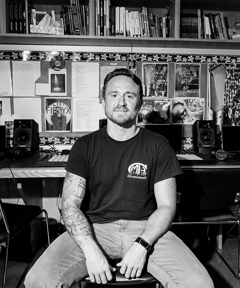 Image of J.C. Hall in his studio