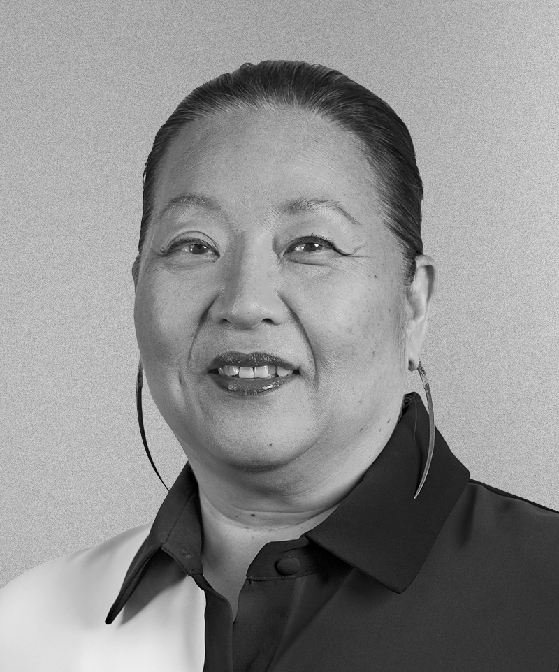 Image of Mi Jong Lee in black and white